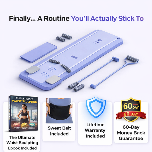 RadianceGlamour™ 4-in-1 Pilates Reformer Board